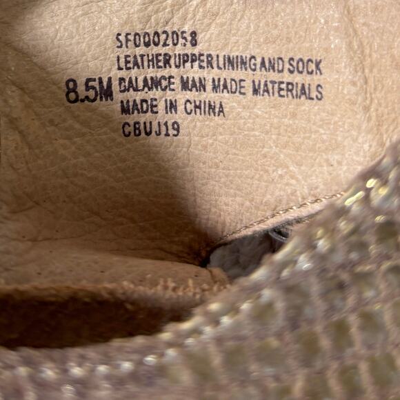 Sofft Verdi II Adjustable Wedge Comfort Sandal, Metallic Snakeskin | 8.5 - Picture 8 of 8